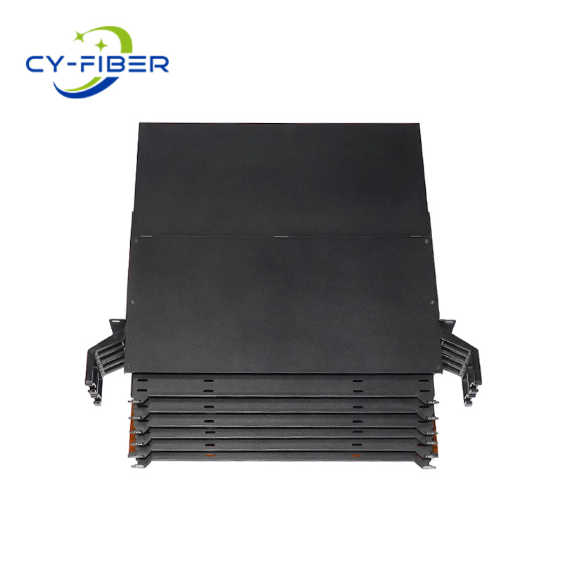 2U 288-Core Fiber Optic Distribution Box, Pull-out Type